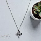 925 EZÜST NYAKLÁNC VIRÁG MEDÁLLLAL