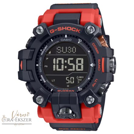 CASIO G-SHOCK MUDMAN FEKETE ÉS NARANCS SZÍNŰ DIGITÁLIS KARÓRA GW-9500-1A4ER 