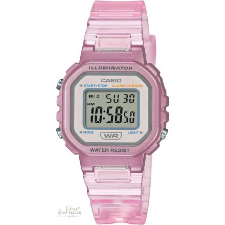 CASIO RÓZSASZÍN DIGITÁLIS KARÓRA LA-20WHS-4AEF