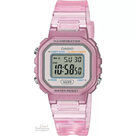 CASIO RÓZSASZÍN DIGITÁLIS KARÓRA LA-20WHS-4AEF