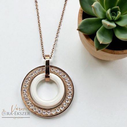 ACÉL NYAKLÁNC ROSEGOLD SZÍNBEN