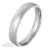 Nemesacél karikagyűrű  – kerekített, ezüst, matt és fényes, 5 mm, gravírozható