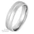 Nemesacél karikagyűrű férfiaknak– ezüst színű, matt-fényes, 6 mm, közepén mart, gravírozható