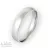 Nemesacél karikagyűrű – ezüst színű, 5 mm, letisztult design, gravírozható