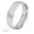 Nemesacél karikagyűrű – ezüst színű, fényes, 6 mm, klasszikus, gravírozható