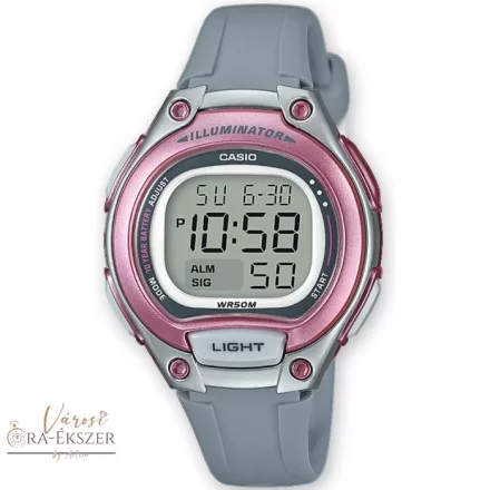 CASIO  RÓZSASZÍN-SZÜRKE SZÍNŰ DIGITÁLIS KARÓRA LW-203-8AVEF