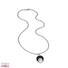 POLICE NEMESACÉL NYAKLÁNC, EZÜST ÉS FEKETE SZÍNŰ