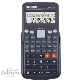   SENCOR SEC 170 TUDOMÁNYOS SZÁMOLÓGÉP, 240 FUNKCIÓ, TÖRTSZÁMÍTÁS, FÜGGVÉNYEK, LOGARITMUS