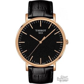   TISSOT EVERYTIME  FEKETE ROSEGOLD FÉRFI SVÁJCI KARÓRA T109.610.36.051.00