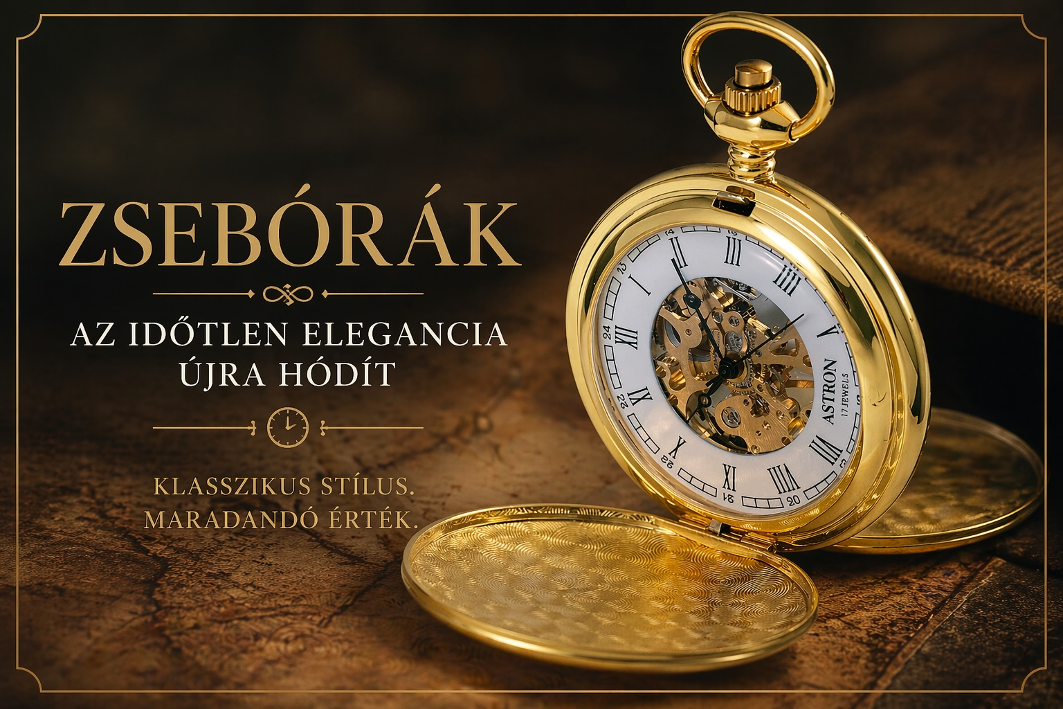 Zsebórák – az időtlen elegancia újra hódít